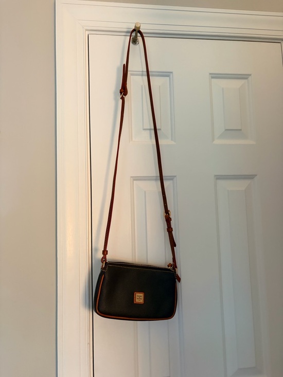 Handbags - Chocolate Brown and Brown Crossbody Shoulder Bag-Dooney & Bourne